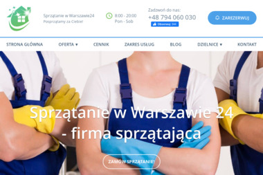 Sprzątanie w Warszawie - Usługi Mycia Okien Warszawa