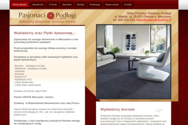 Pasjonaci Podłogi - Wykładziny Warszawa