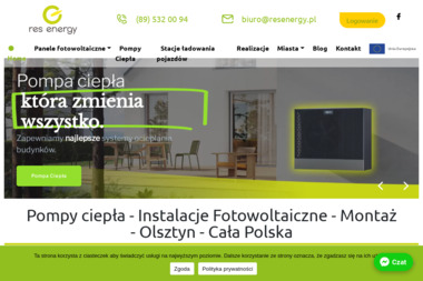 RES ENERGY SP. ZO.O - Kolektory słoneczne Olsztyn