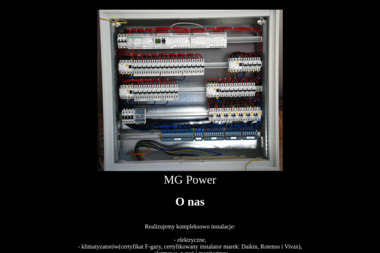 MG Power - Instalatorstwo telekomunikacyjne Olesno