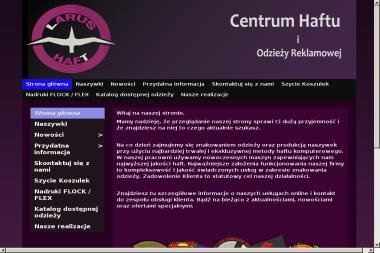 Larus Haft Centrum Haftu I Odzieży Reklamowej - Haftowanie Na Ubraniach Częstochowa