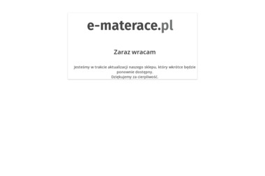 E-materace.pl Tomasz Piotrowicz - Akcesoria Meblarskie Piaseczno