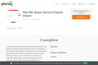 Mar Mir Bouw Service Export-Import - Płoty Ogrodzeniowe Bocholtz