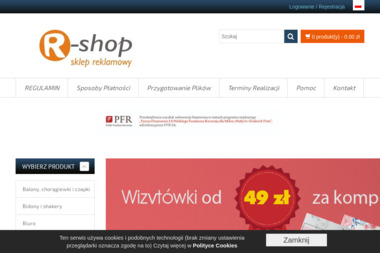 R-shop,eu Sklep Reklamowy - Poligrafia Sosnowiec