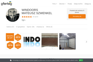 WINDOORS MATEUSZ SZWENKEL - Perfekcyjne Okna Na Wymiar w Myślenicach