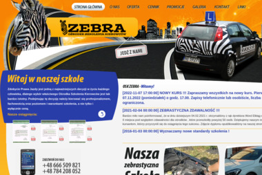 Zebra Ośrodek szkolenia kierowców - Jazdy Doszkalające Elbląg