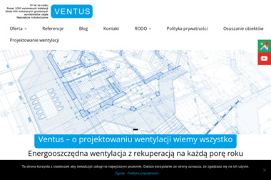 Ventus Projektowanie i montaż instalacji wentylacyjnych - Centrale Wentylacyjne Opole