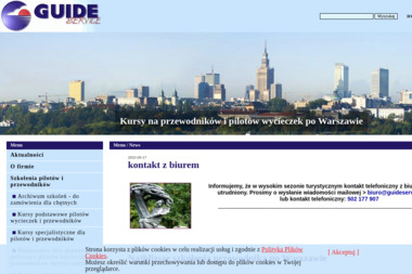 Biuro Podróży i Centrum Edukacji Turystycznej GUIDE SERVICE - Przewodnicy Warszawa