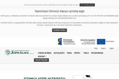 Kopalnia Węgla Brunatnego "Sieniawa" Sp. z o.o. - Urządzenia, materiały instalacyjne Świebodzin