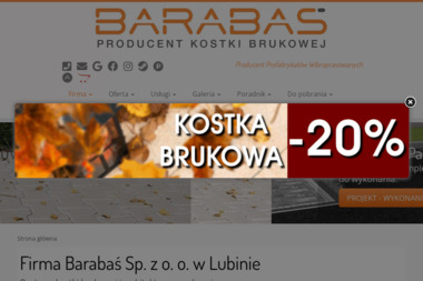 Firma Barabaś Sp. z o.o. - Kostka Na Taras Lubin