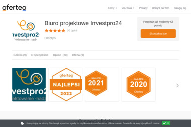 Biuro projektowe Investpro24 - Pierwszorzędne Świadectwo Charakterystyki Energetycznej Olsztyn