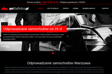 PoKielichu.pl Odprowadzanie samochodów - Przewóz osób Warszawa