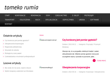 Tomeko Materiały Opałowe- Pellet, Ekogroszek Rumia - Meble na wymiar Wejherowo