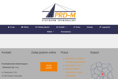 Przedsiębiorstwo Robót Drogowo - Mostowych Sp. z o.o. - Doskonałe Budownictwo Drogowe Piotrków Trybunalski