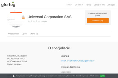 Universal Corporation SAS - Kredyt Dla Firm Warszawa