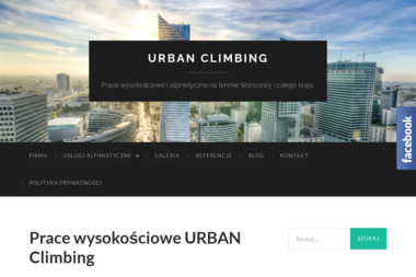 Urban Climbing Marcin Teodorczyk - Alpinizm Przemysłowy Warszawa