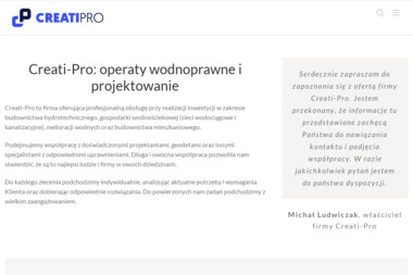 Creati-Pro Michał Ludwiczak - Projektowanie instalacji sanitarnych Plewiska