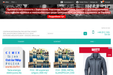 "CEMEX" Sp. z o.o. Ostrów Wielkopolski - ODDZIAŁ WROCŁAW we Wrocławiu - Serwis Okien Wrocław