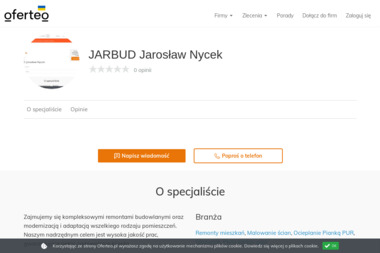 JARBUD Jarosław Nycek - Firma Konserwatorska Świdnica