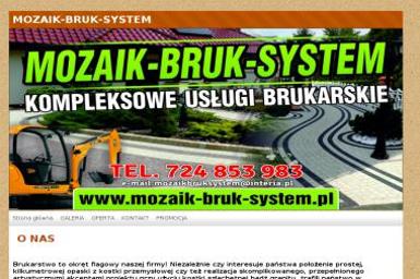 MOZAIK-BRUK-SYSTEM - Firma Brukarska Brzozów