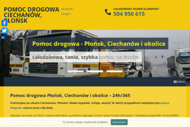 P.H.U Robex Pomoc Drogowa - Rewelacyjny Transport Aut z Holandii Ciechanów