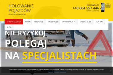 Holowanie Pojazd&oacute;w Ireneusz Zakrzewski - Transport Zagraniczny Warszawa