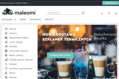 Maleomi.pl - Projekt Sklepu Internetowego Gdańsk