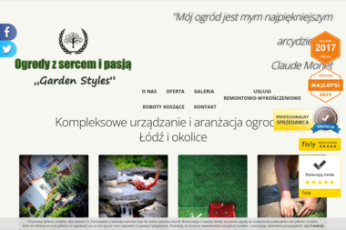 Ogrody z sercem i pasją "Garden Styles" Katarzyna Roszewska-Kmiecik - Rewelacyjne Prace Ogrodnicze Pabianice