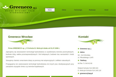 Greeneco sp.j. R. Schulze, B. Wołczyk - Ogród i rośliny Wrocław