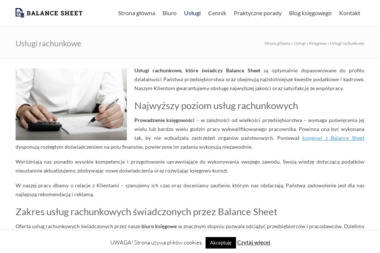 Usługi rachunkowe Legionowo - Balance Sheet - Rejestracja Spółki z O.o. Serock