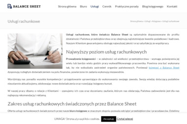 Usługi rachunkowe Legionowo - Balance Sheet - Analiza Umów Serock