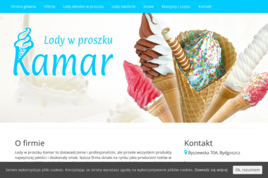 Kamar S.C. Lody w proszku - Dostawcy artykułów spożywczych Bydgoszcz
