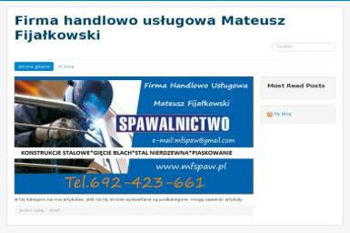 Firma Handlowo Usługowa Mateusz Fijałkowski - Projekty Domów Parterowych Grudziądz