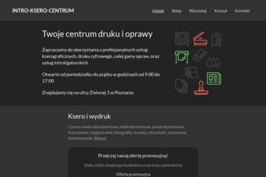 INTRO-KSERO-CENTRUM - Oprawianie Dokumentów Poznań