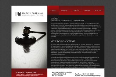 Kancelaria Radcy Prawnego Marcin Woźniak - Usługi Prawne Poznań