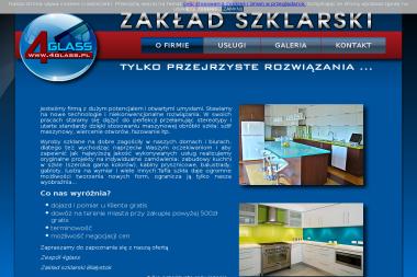 Zakład Szklarski 4glass Artur Strękowski. Szklarz, szklarstwo, usługi szklarskie - Szklarz Białystok