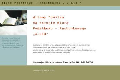 Biuro Podatkowo - Rachunkowe A~Lex - Księgowanie Przychodów i Rozchodów Kalisz