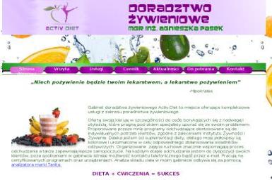 Activ Diet. Dietetyk - Dietetyk Tczew