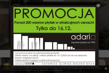 Adari. Importer płytek - Projekt Łazienki Bielsko-Biała