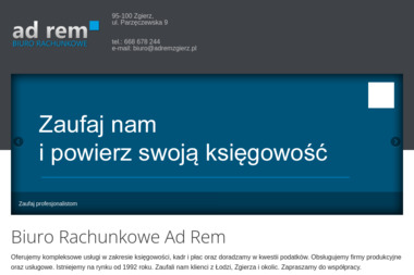 Biuro Rachunkowe Ad Rem - Rejestracja Firm Zgierz