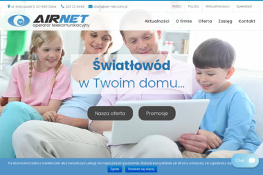 Air - Net Mariusz Kajda Tomasz Pyrek sp. j - Tworzenie Stron Internetowych Przeciszów