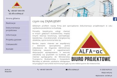 Alfa-ac Anna Chwiećko - Adaptacja projektów Białystok