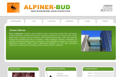 Alpiner Bud Adrian Leśniara - Alpinizm Przemysłowy Bielawa