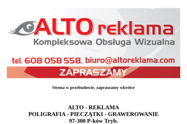 Alto Reklama - Brukarstwo Piotrków Trybunalski