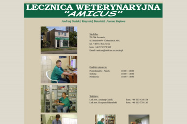 Lecznica Weterynaryjna "Amicus" - Usługi Weterynaryjne Szczecin