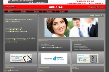 Centrum Usług Administracyjno - Księgowych Ango A. Kosińska, M.Jędraszek s.c. - Usługi Księgowe Radomsko