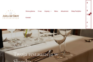 Restauracja Anna de Croy - Catering Okolicznościowy Słupsk