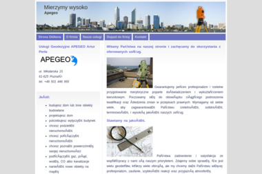 Apegeo Usługi Geodezyjne Artur Perła - Geodeta Poznań