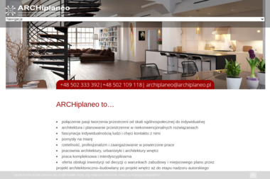 Archiplaneo. Urbanistyka, architektura wnętrza - Aranżacja Biur Kielce