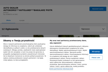 Piotr Bakalarz Auto Handel - Transport Ciężki Gręb&oacute;w